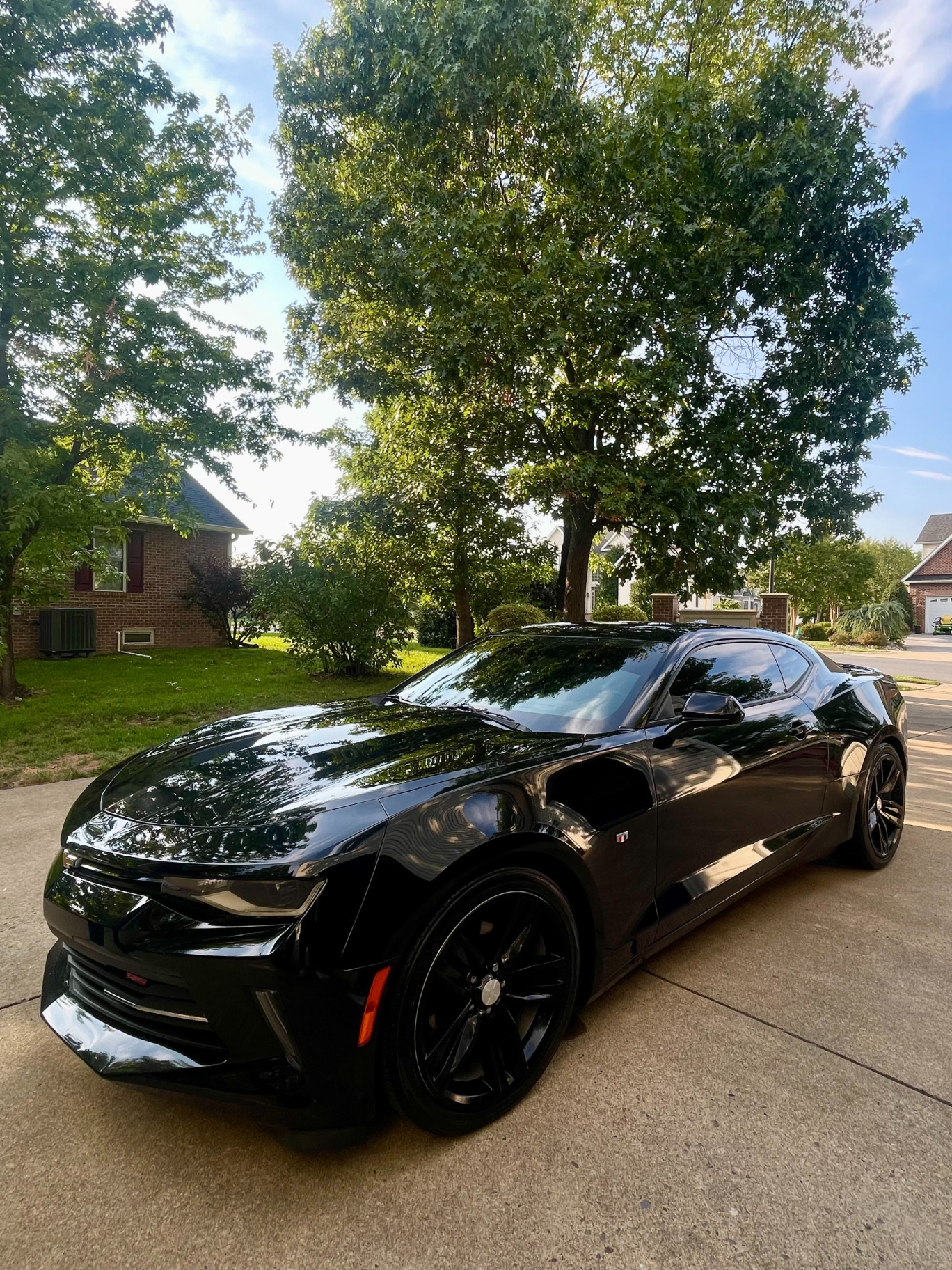 detailer polishing car